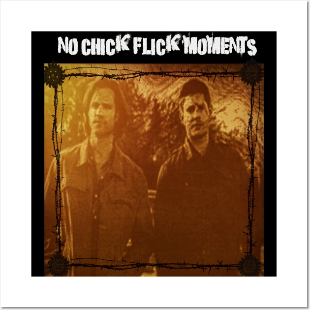 No Chick Flick Moments Wall Art by Erik Morningstar 